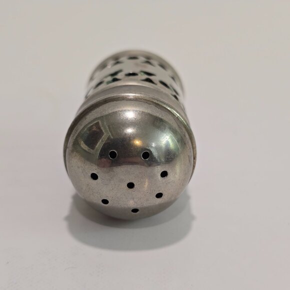 APEX - Vintage EPNS Cobalt Glass Insert Salt Shaker, Single - Picture 3 of 6